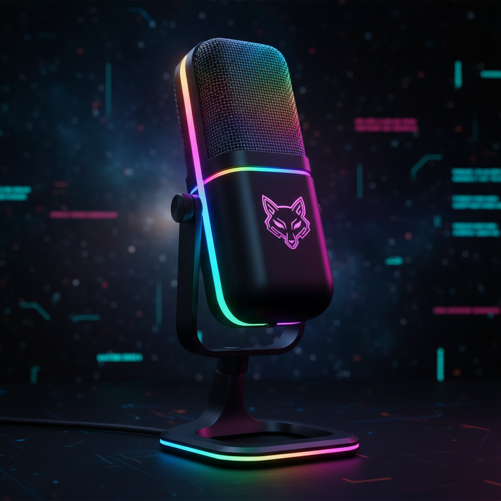 Micro Streaming Gaming RGB — Son Cristallin